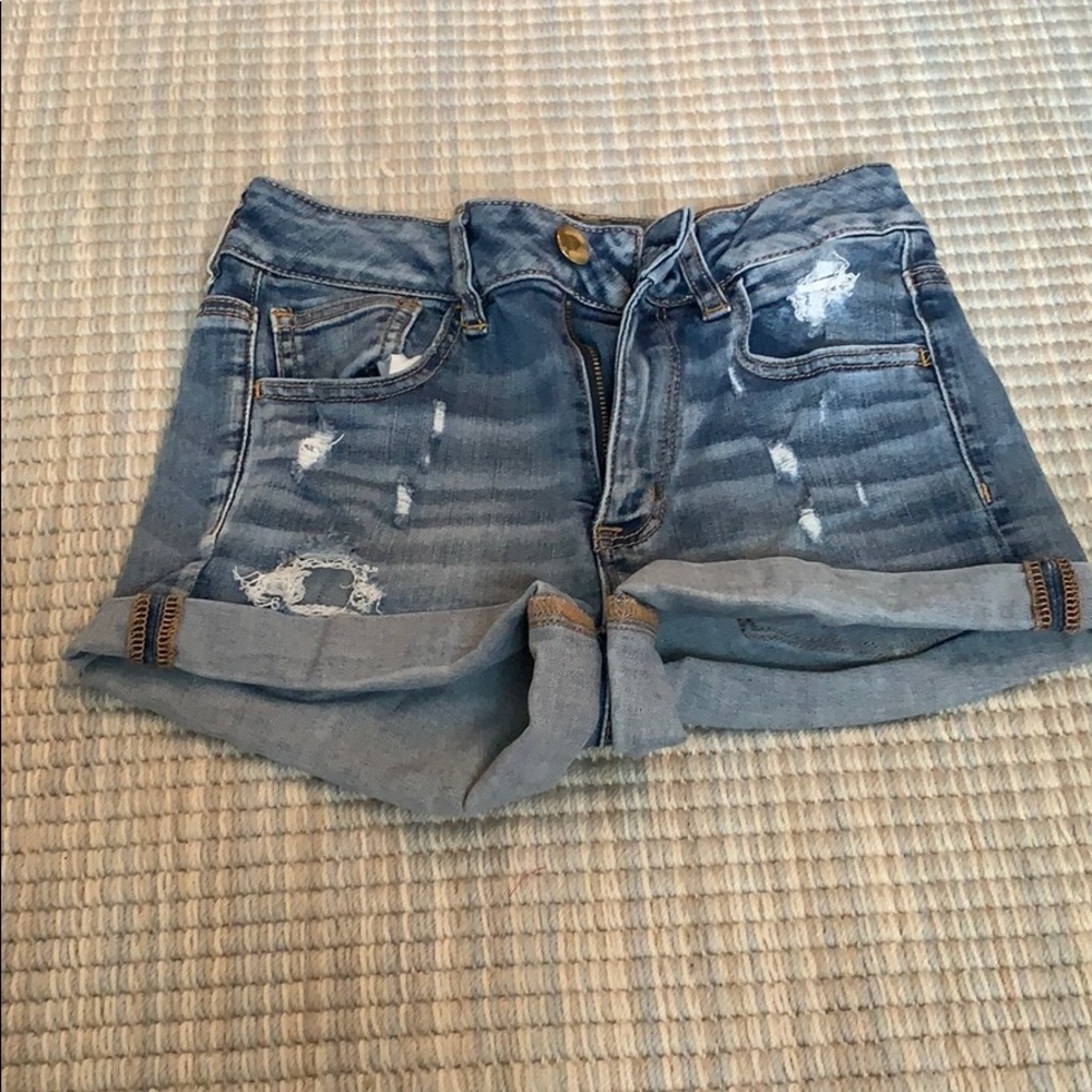 American eagle jean shorts